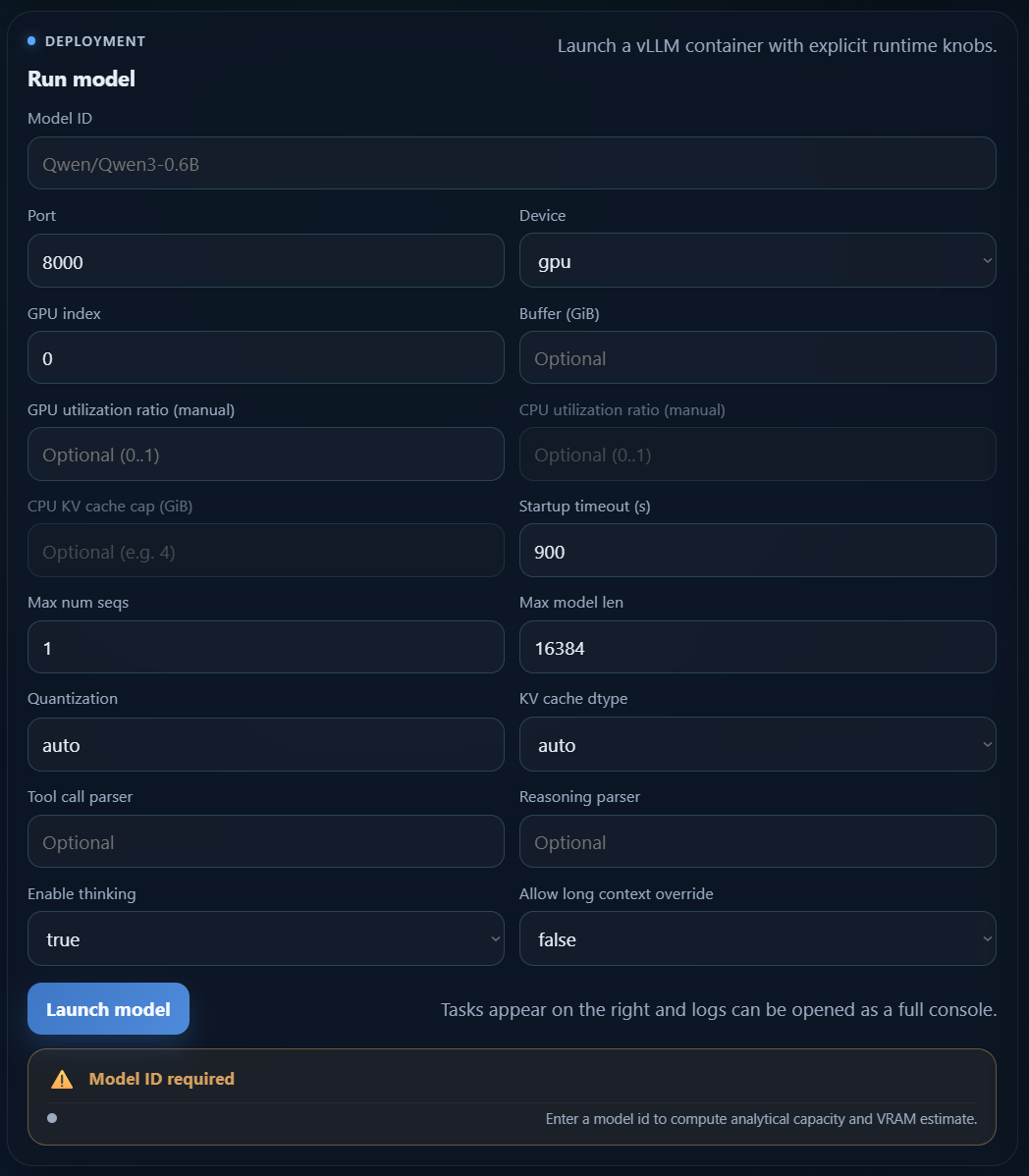 vAquila Control Center preview